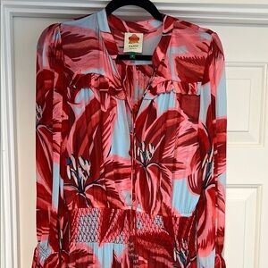 FARM Rio Red and Turquoise Maxi